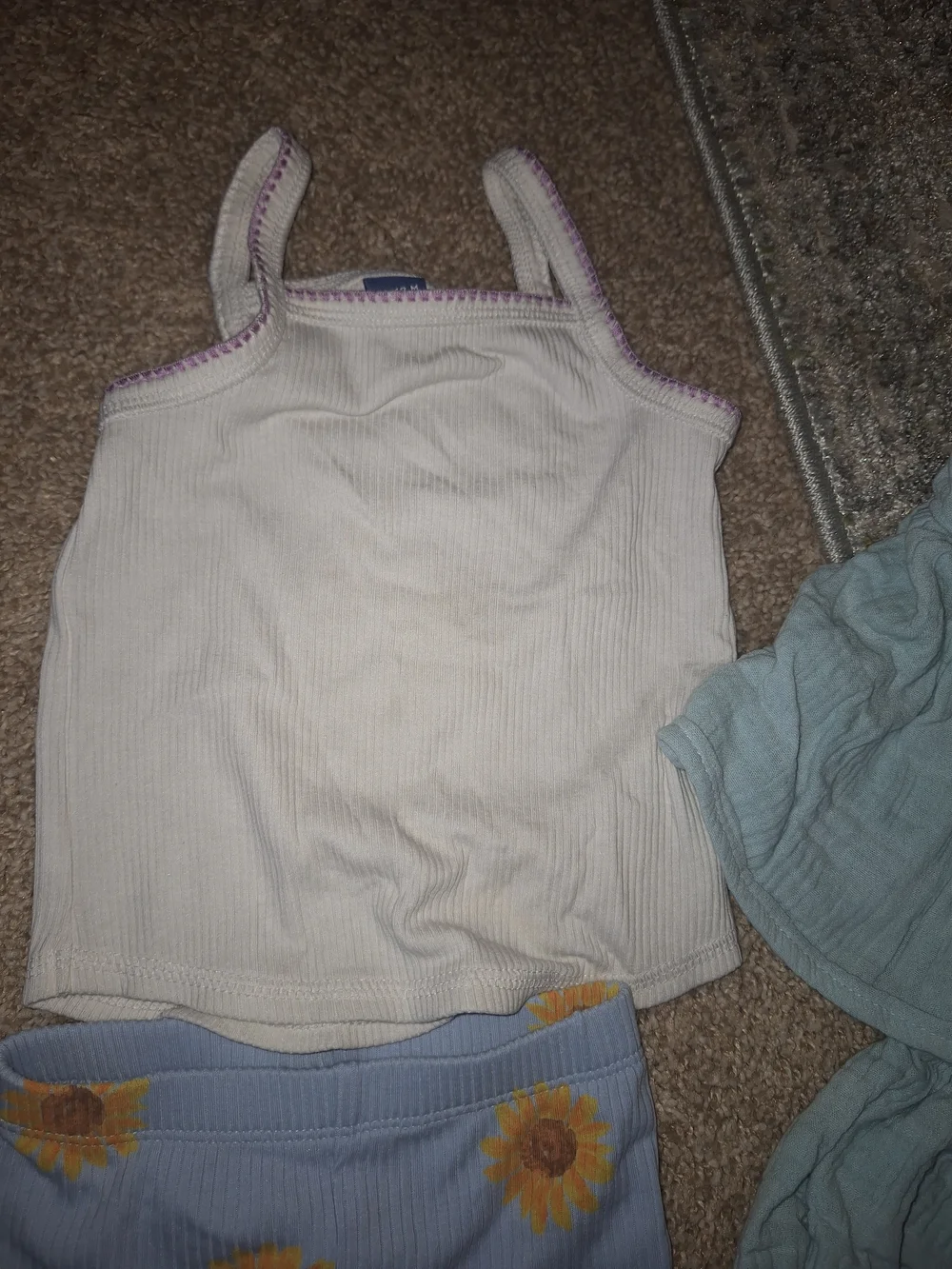 Girls Old Navy Lot- Pastel Rainbow Crochet Tank & Mix-and-Match Bottoms